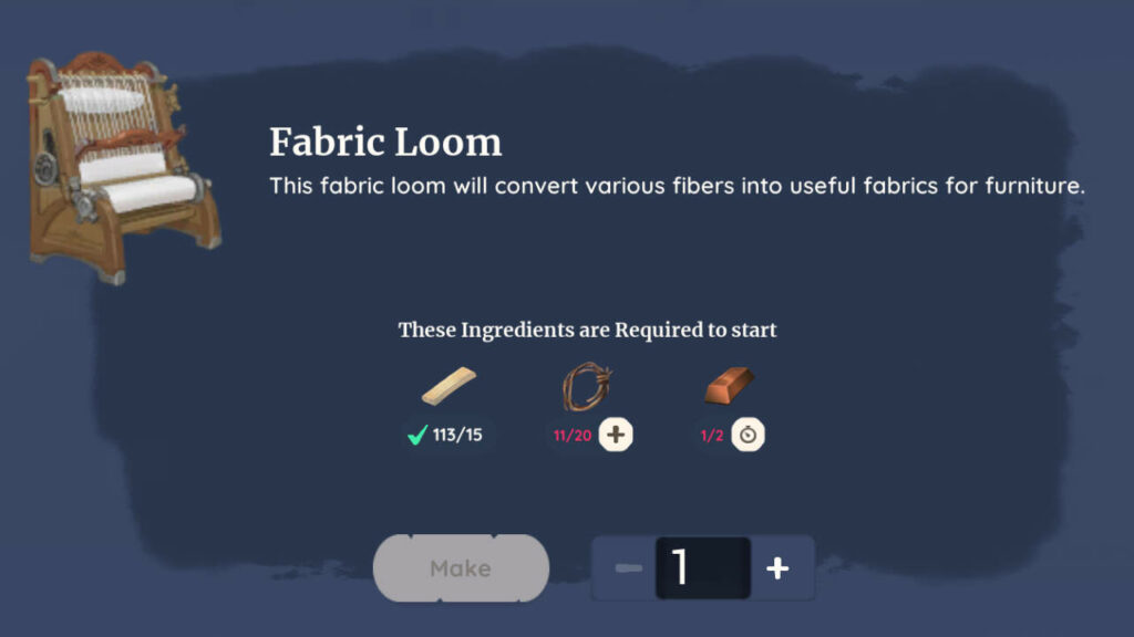 How To Craft A Fabric Loom In Palia? 1 Fabric Looom Palia