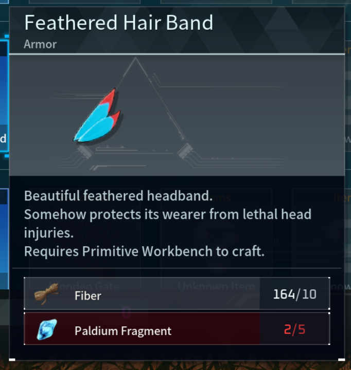 How To Craft Feathered Hair Band In Palworld 1 Feathered Hair Band Palworld