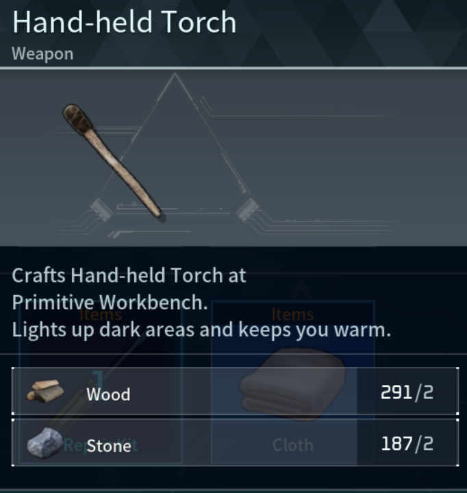 How To Craft Hand-held Torch in Palworld 1 Hand held Torch Palworld