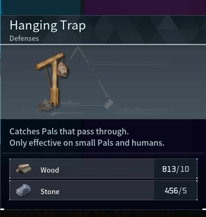 How To Craft Hanging Trap In Palworld 1 Hanging Trap Palworld