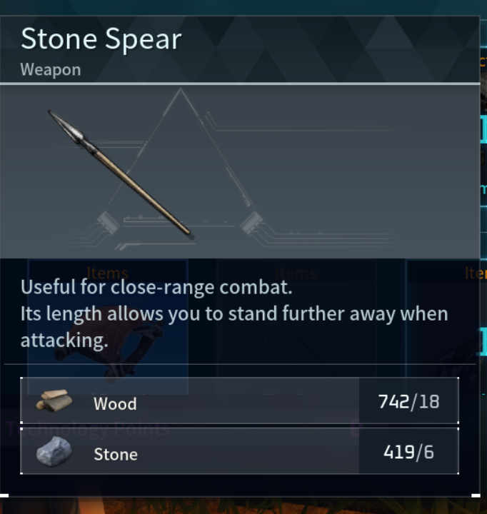 How To Craft Stone Spear In Palworld 1 Stone Spear Palworld