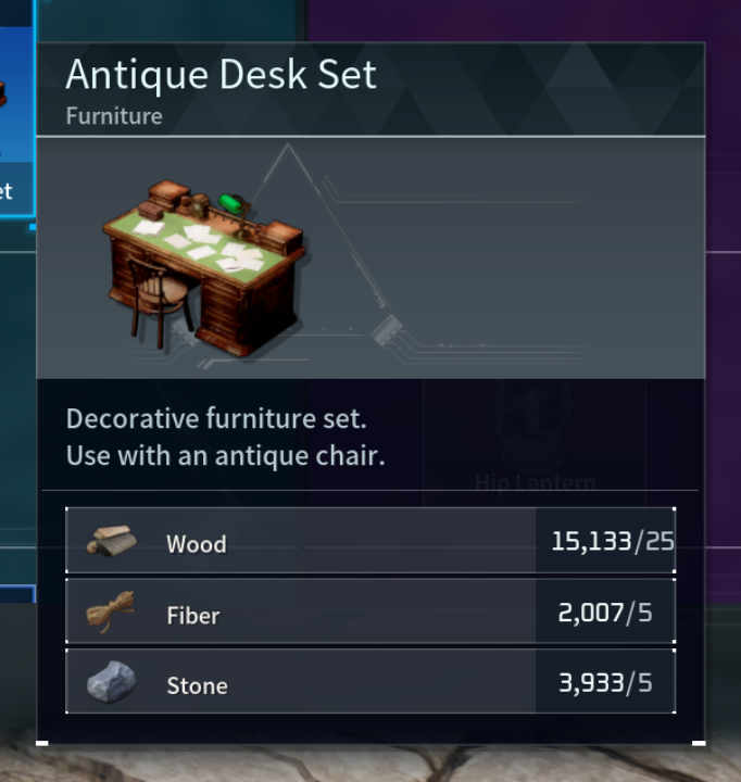 How To Craft Antique Desk Set In Palworld 1 Antique Desk Set Palworld