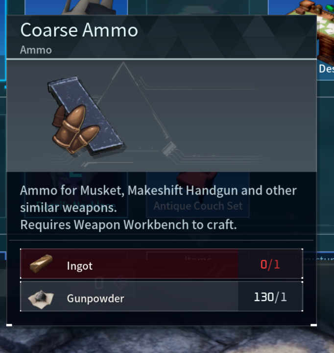 Coarse Ammo Palworld