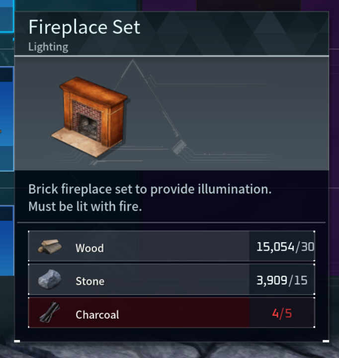 Fireplace Set Palworld