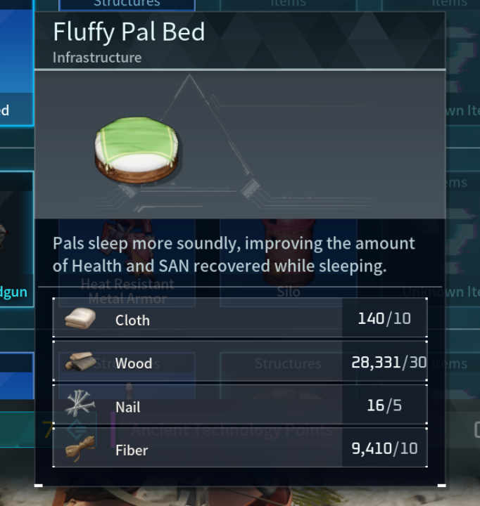 How To Craft Fluffy Pal bed In Palworld 1 Fluffy Pal Bed Palworld