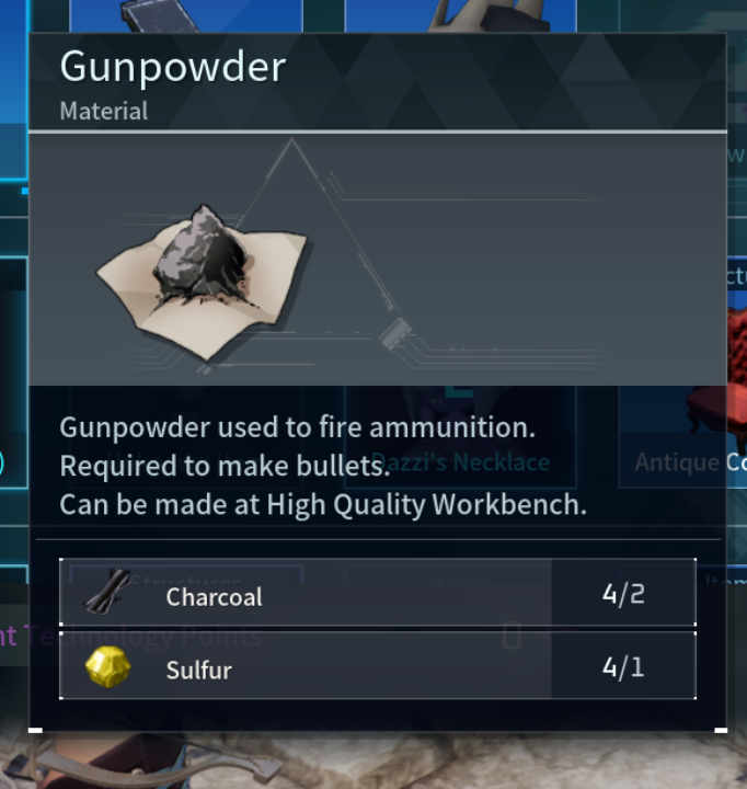 How To Craft Gunpowder In Palworld 1 Gunpowder Palworld