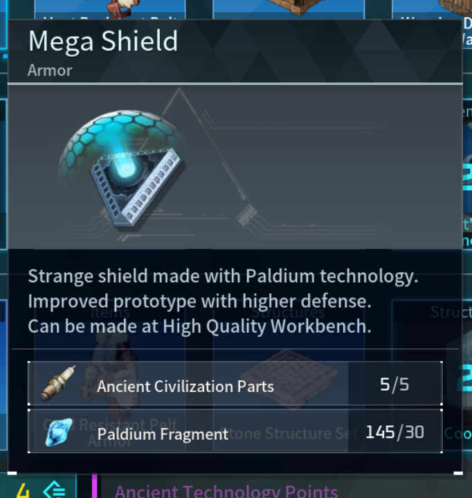 How To Craft Mega Shield In Palworld 1 Mega Shield Palworld