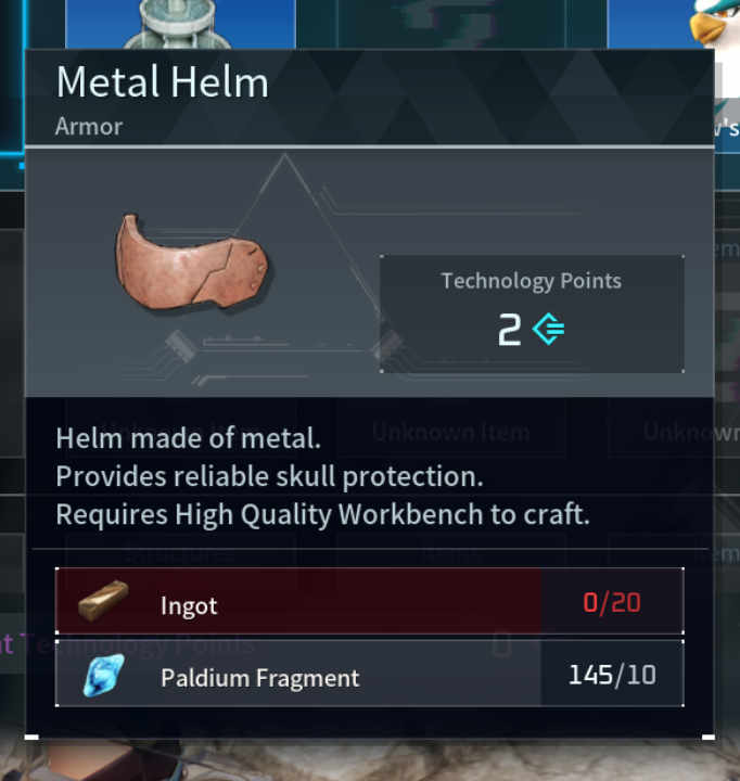 How To Craft Metal Helm In Palworld 1 Metal Helm Palworld