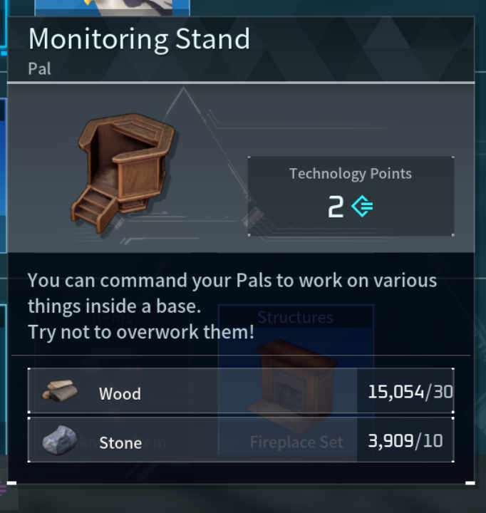 How To Craft Monitoring Stand In Palworld 1 Monitoring Stand Palworld