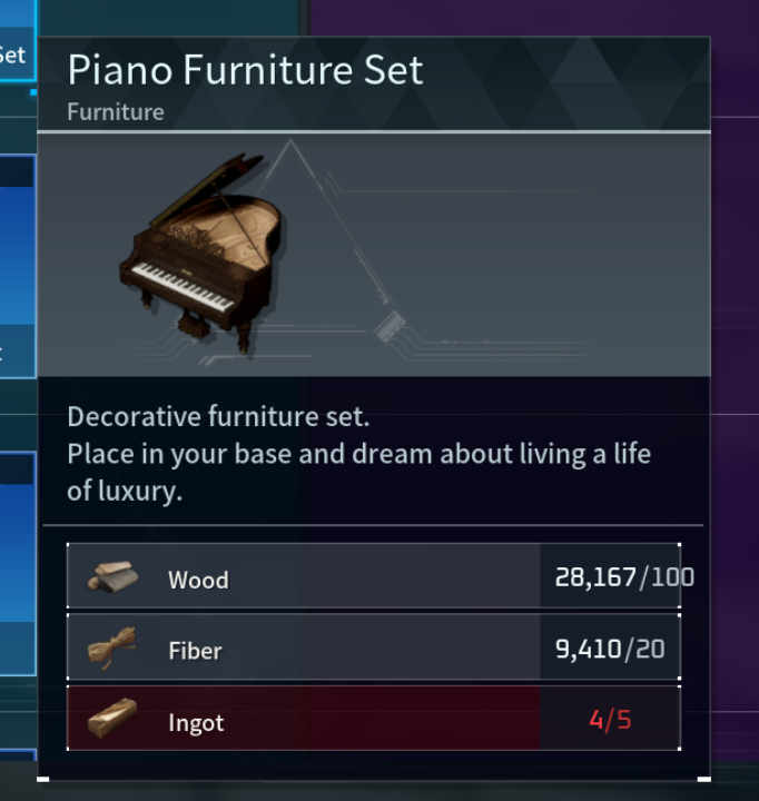 How To Craft Piano Furniture Set In Palworld 1 Piano Furniture Set Palworld