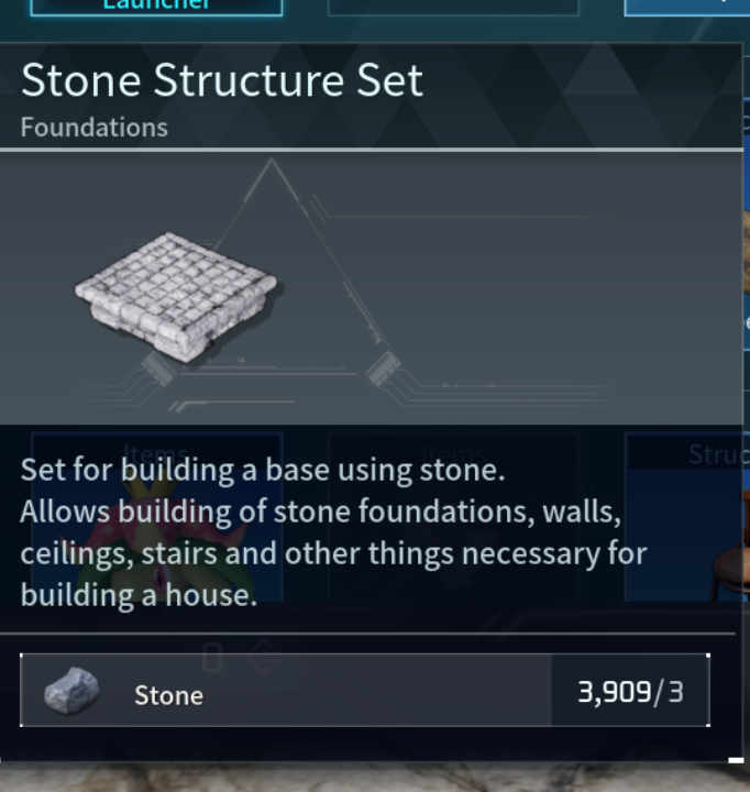 How To Craft Stone Structure Set In Palworld 1 Stone Strukture Set Palworld