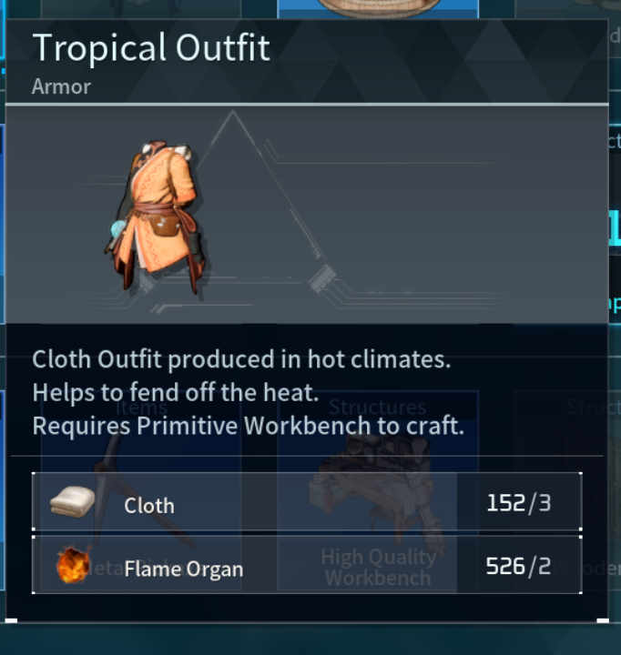 How To Craft Tropical Outfit In Palworld 1 Tropical Outfit Palworld