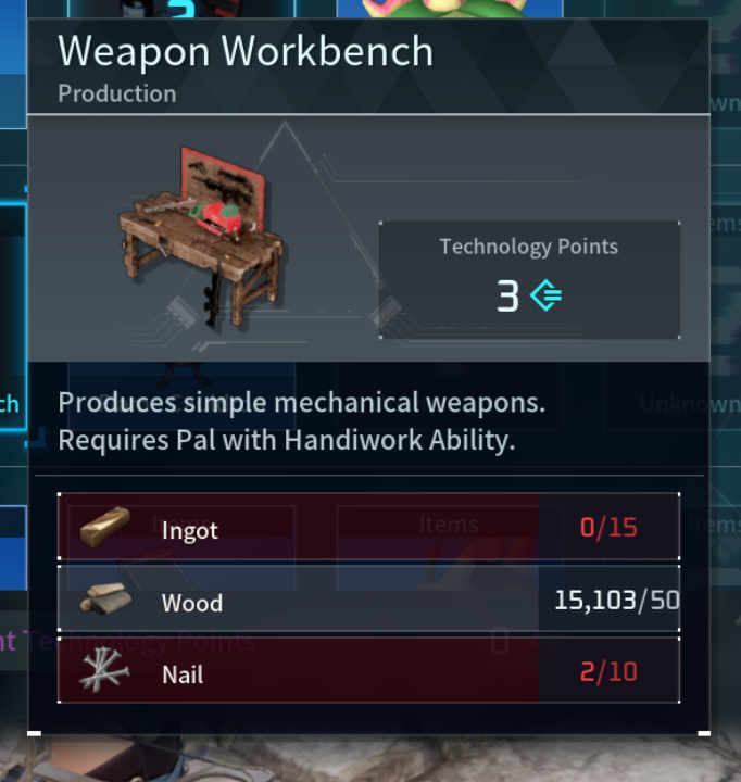 How To Craft Weapon Workbench In Palworld 1 Weapon Workbench Palworld