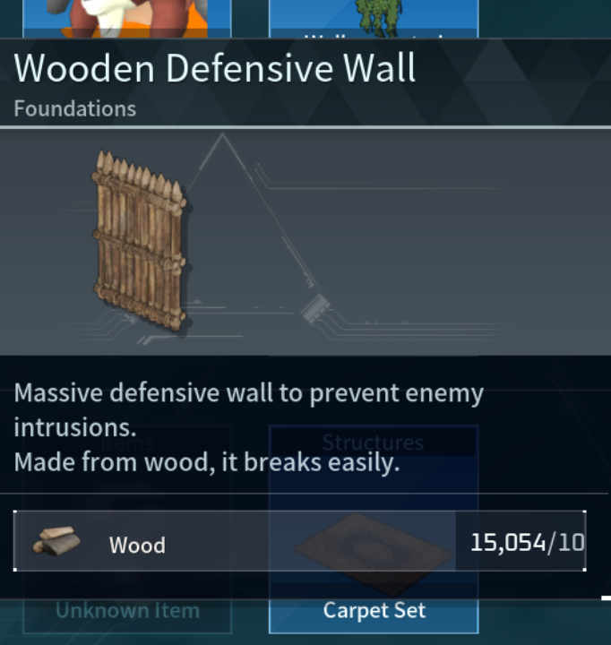 How To Craft Wooden Defensive Wall In Palworld 1 Wooden Defensive Wall Palworld
