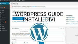 featured image wordpress install divi