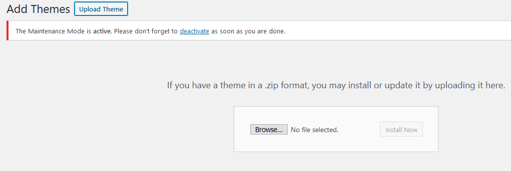 How To Install Divi In A WordPress Website 3 WordPress Upload new theme