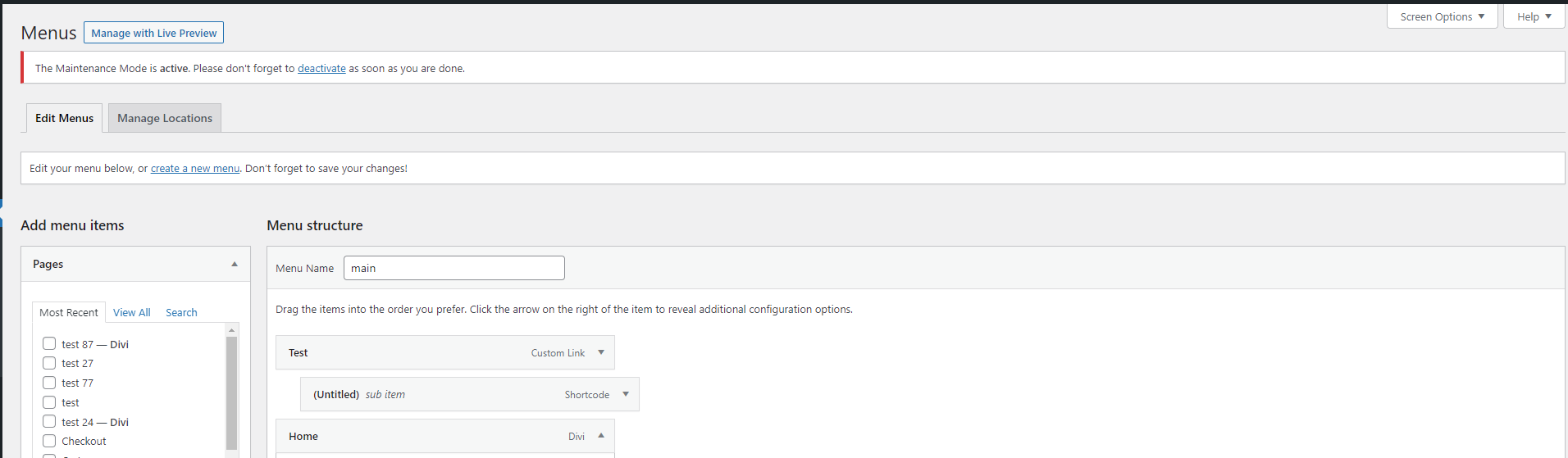 How To Add Custom CSS Class To Menu Items In WordPress 1 Appearance menu WordPress