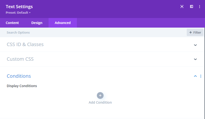 How to show Divi module in a product with a specific category 2 divi add module condition