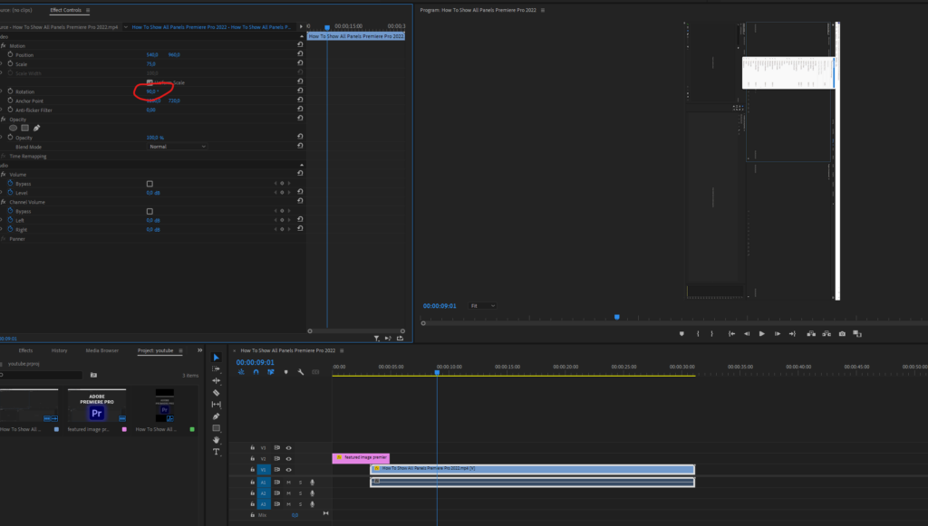 How To Change Aspect Ratio Premiere Pro 4 rotation effect premiere pro