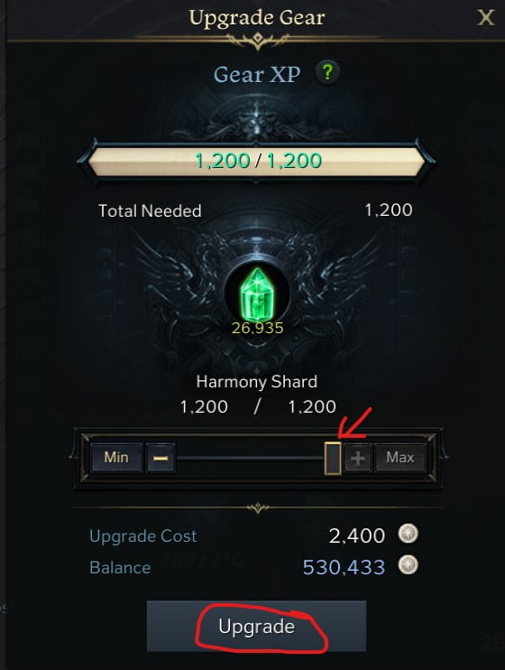 How to upgrade your gear in Lost Ark 3 lost ark upgrade gear XP