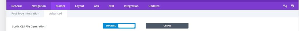 How To Enable Divi Performance Features 3 Divi Static CSS File Generation