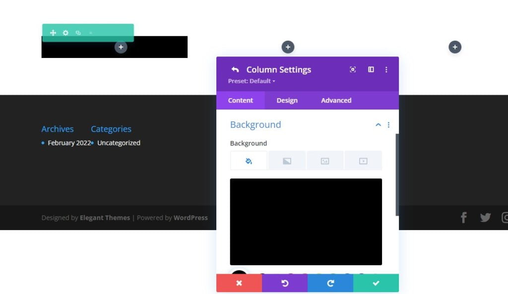 How To Make 3 Columns Same Height Divi 4 divi column background color