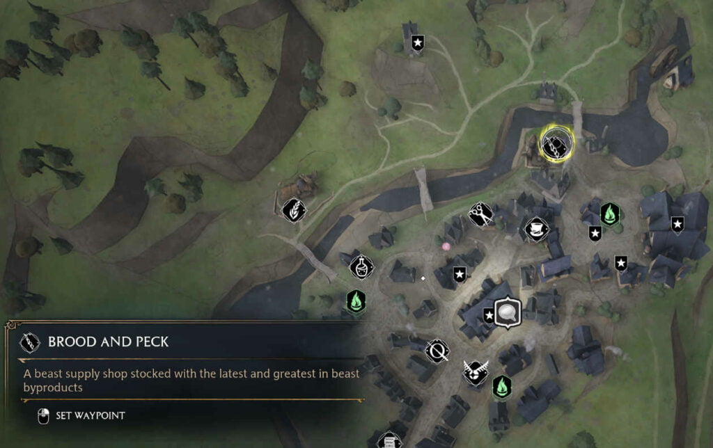 Brood & Peck is located in Hogsmeade