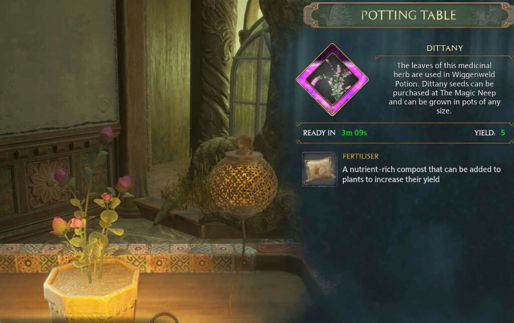Potting Table In Hogwarts Legacy 1 Potting Table In Hogwarts Legacy 1