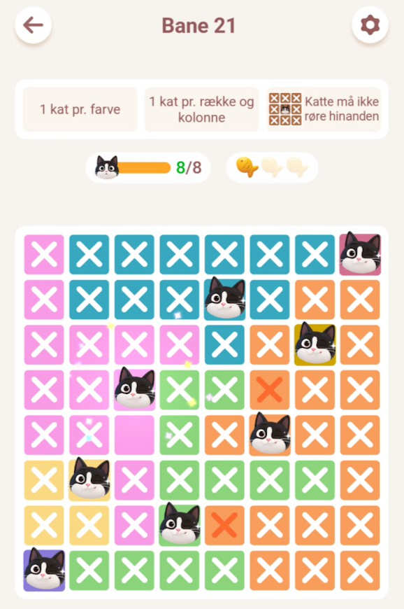 Meowdoku: Brain Puzzle Games level 21-25 1 Meowdoku 21