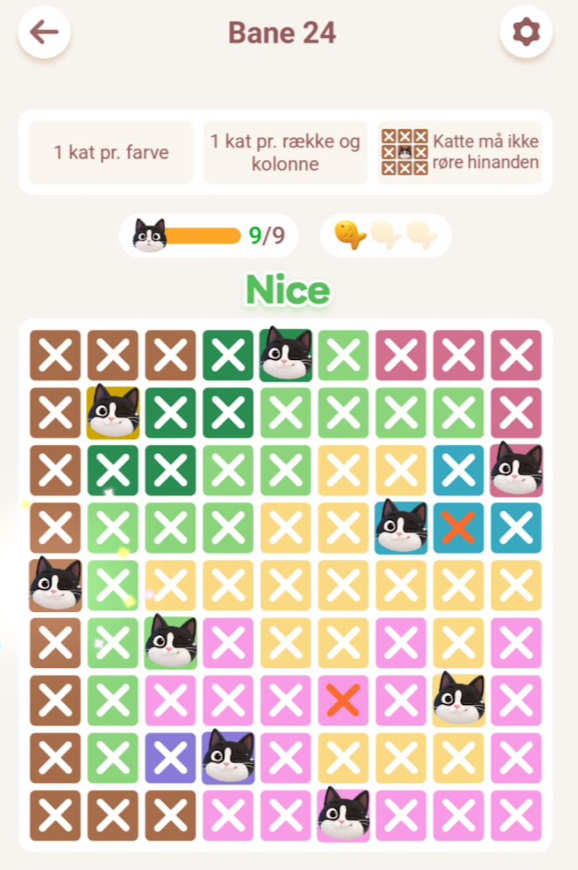 Meowdoku: Brain Puzzle Games level 21-25 4 Meowdoku 24
