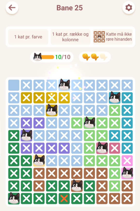 Meowdoku: Brain Puzzle Games level 21-25 5 Meowdoku 25
